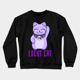 Lucky Cat, positive design Crewneck Sweatshirt